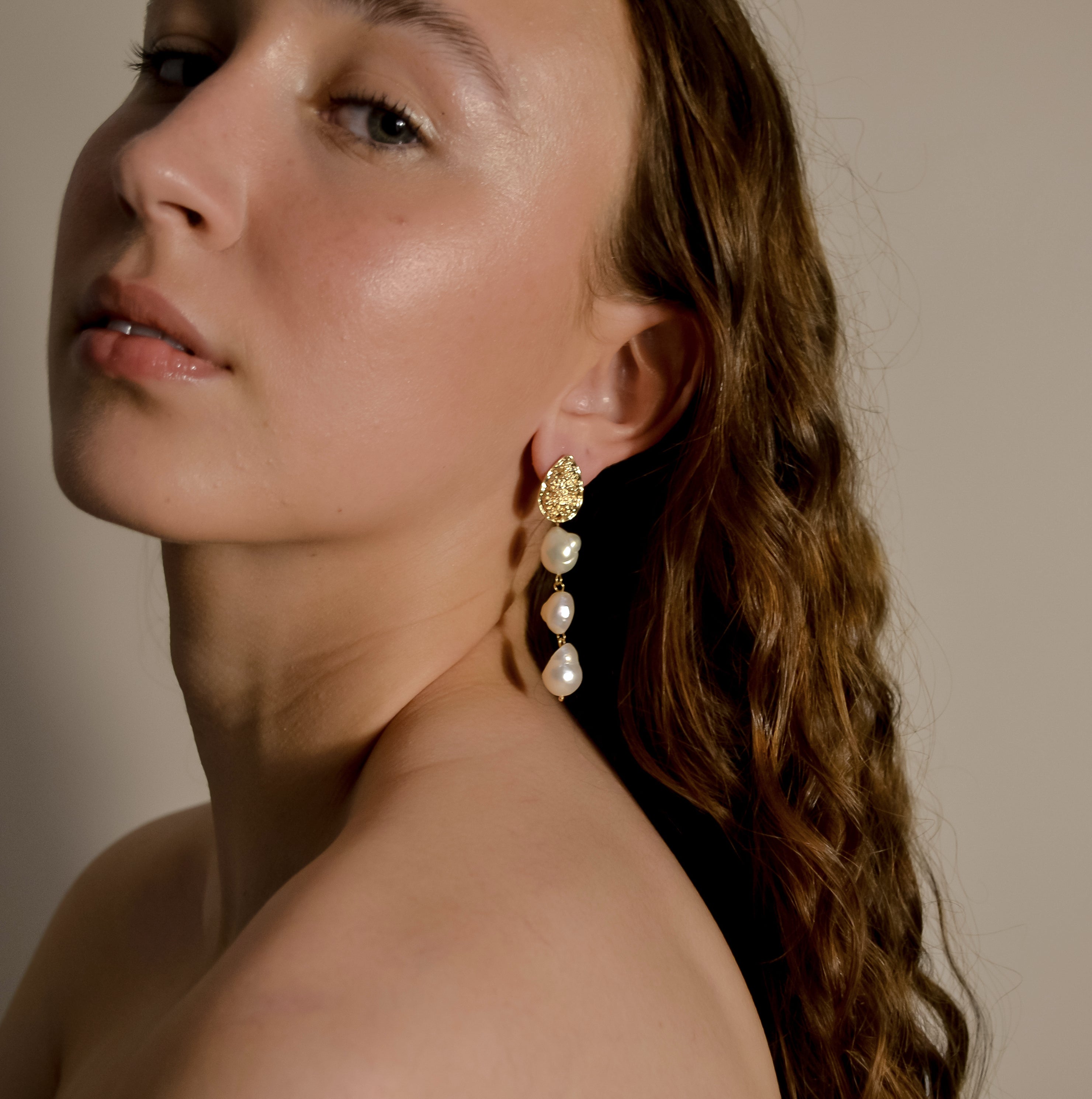 Josephine on sale pearl earrings