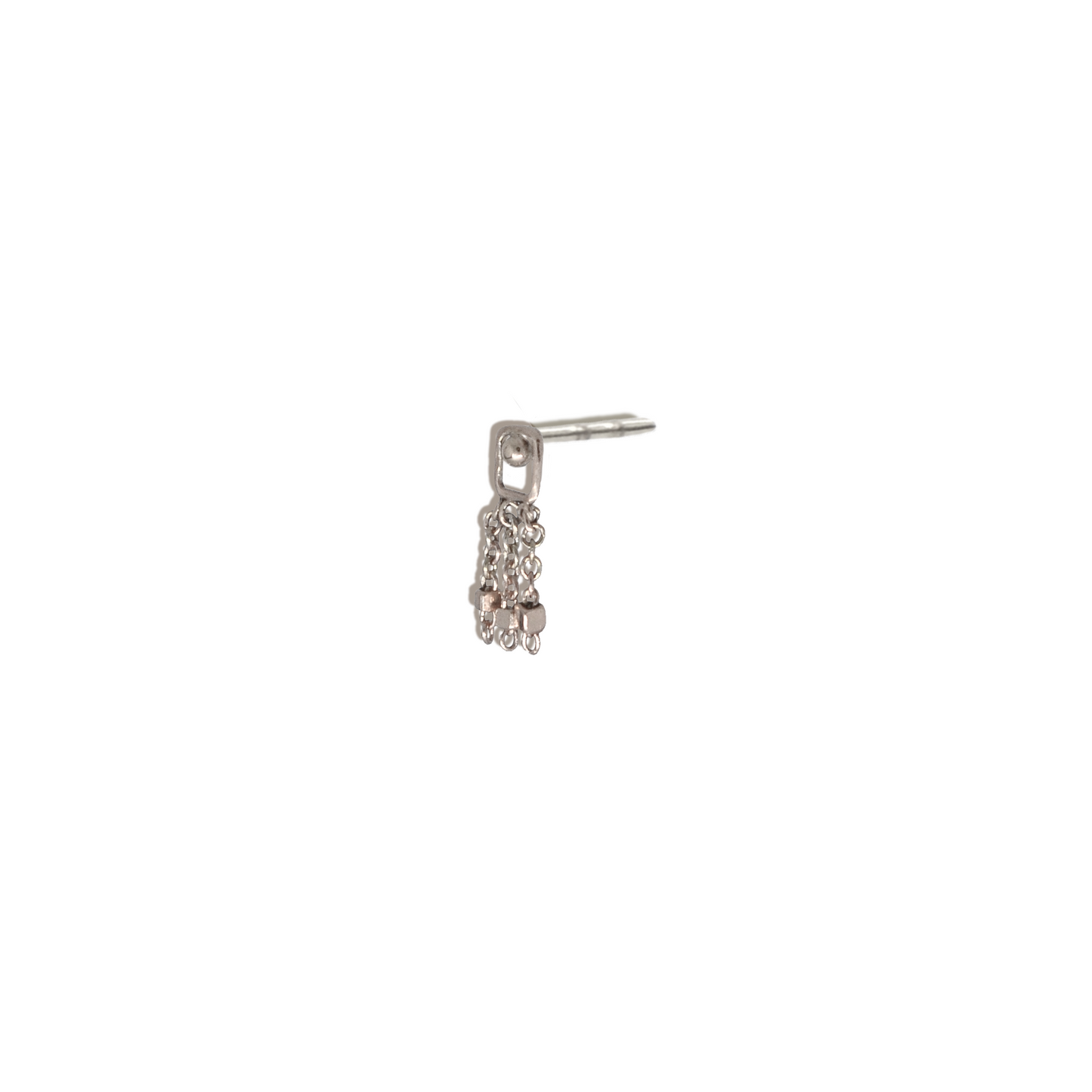 Chain Droplet Stud Earrings -  Lore Studs in 9k Solid Gold