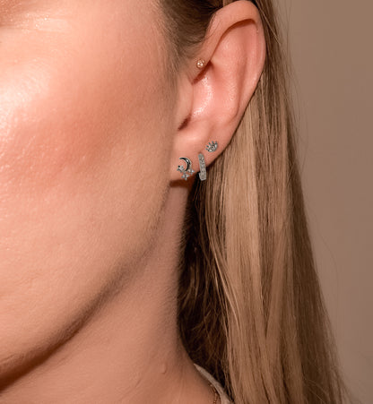 Curated Ear Stack: Lynx + Flicker + Videre in Sterling Silver
