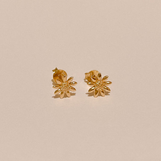 Meadow Gold Daisy Studs