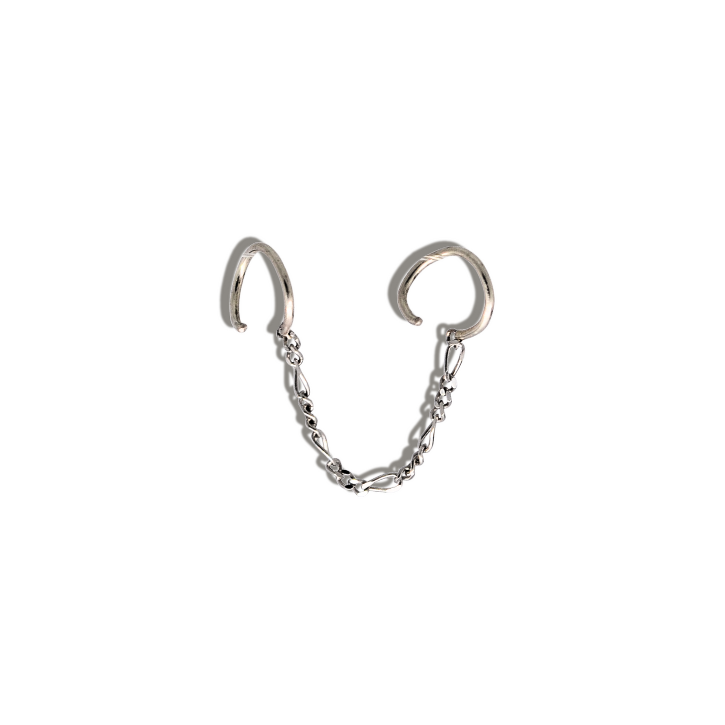 Chain Ear Climber - Rio Chain Earring in 9k Solid Gold