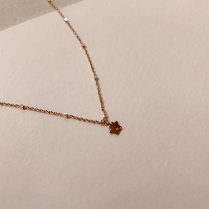 Paw Charm in Solid 9k Rose Gold