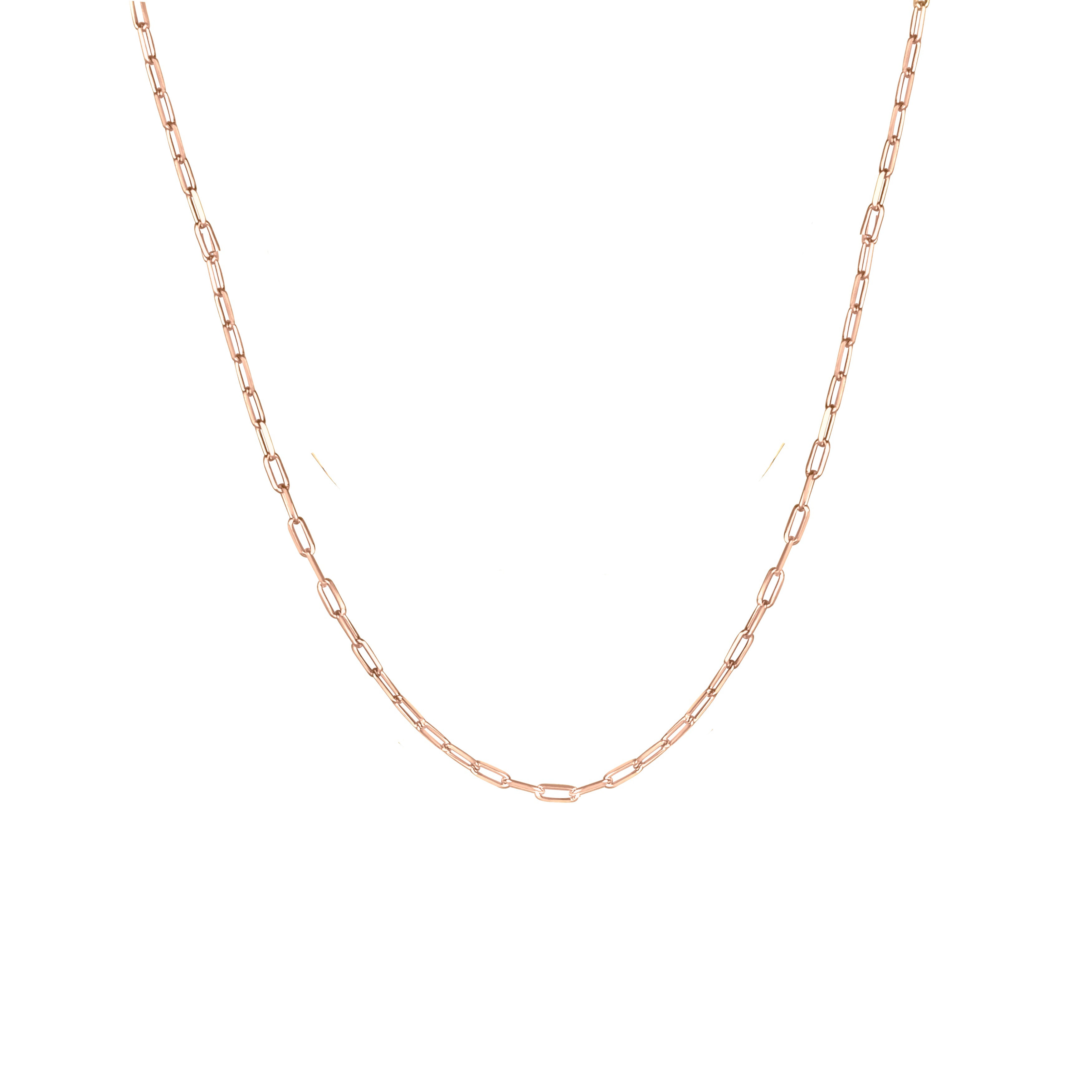 Rose gold online neck