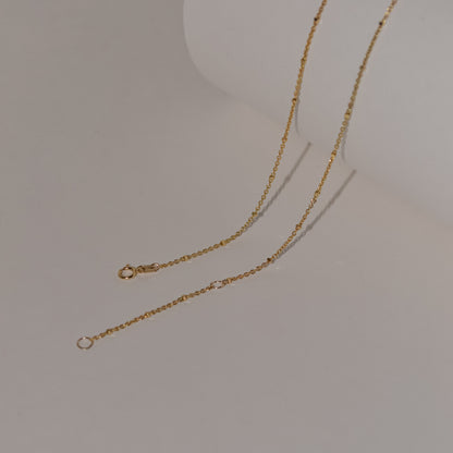 Heart Necklace In Solid 9k Yellow Gold
