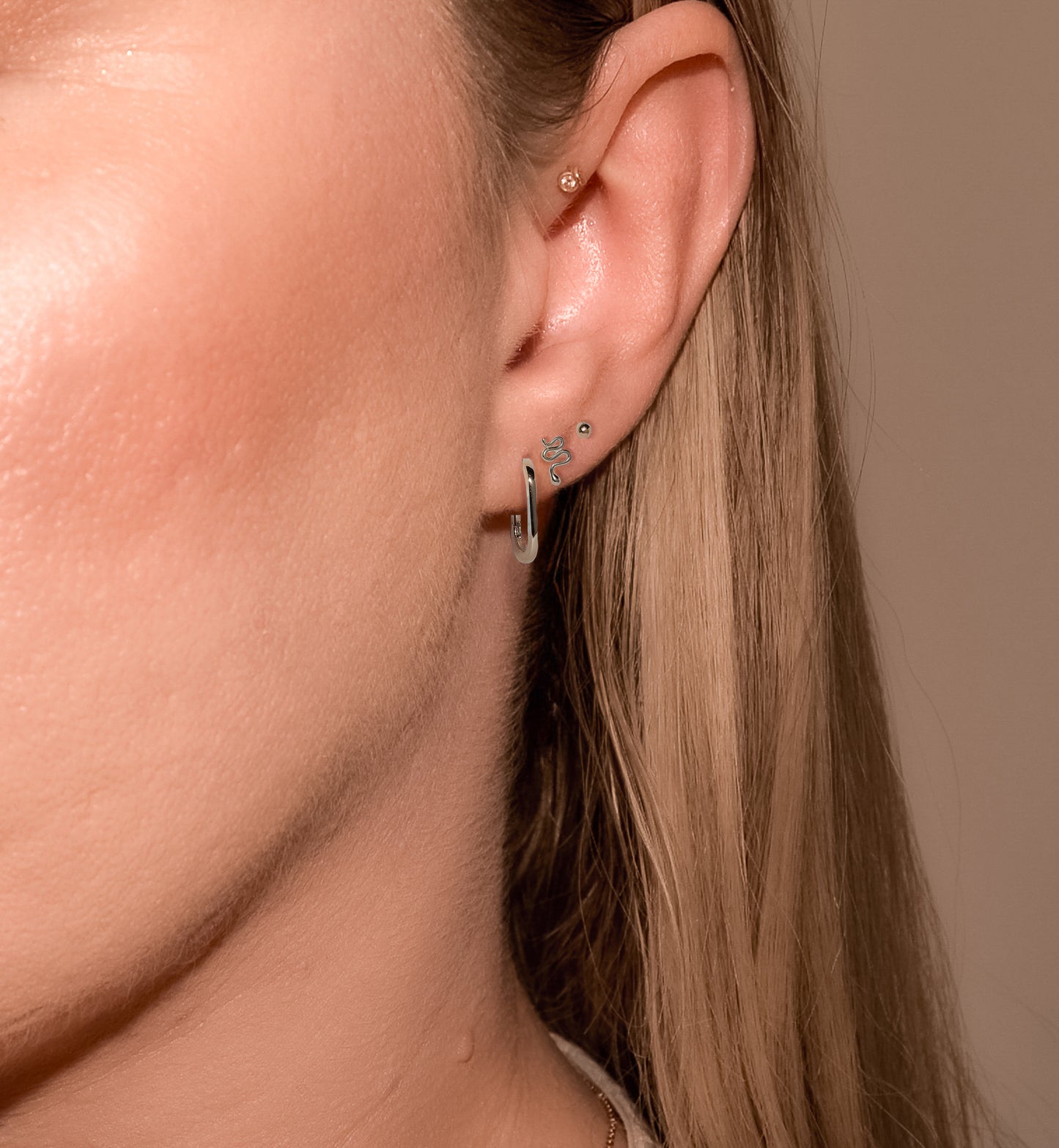 Curated Ear Stack: Serona + Arizona + Bianca in Sterling Silver