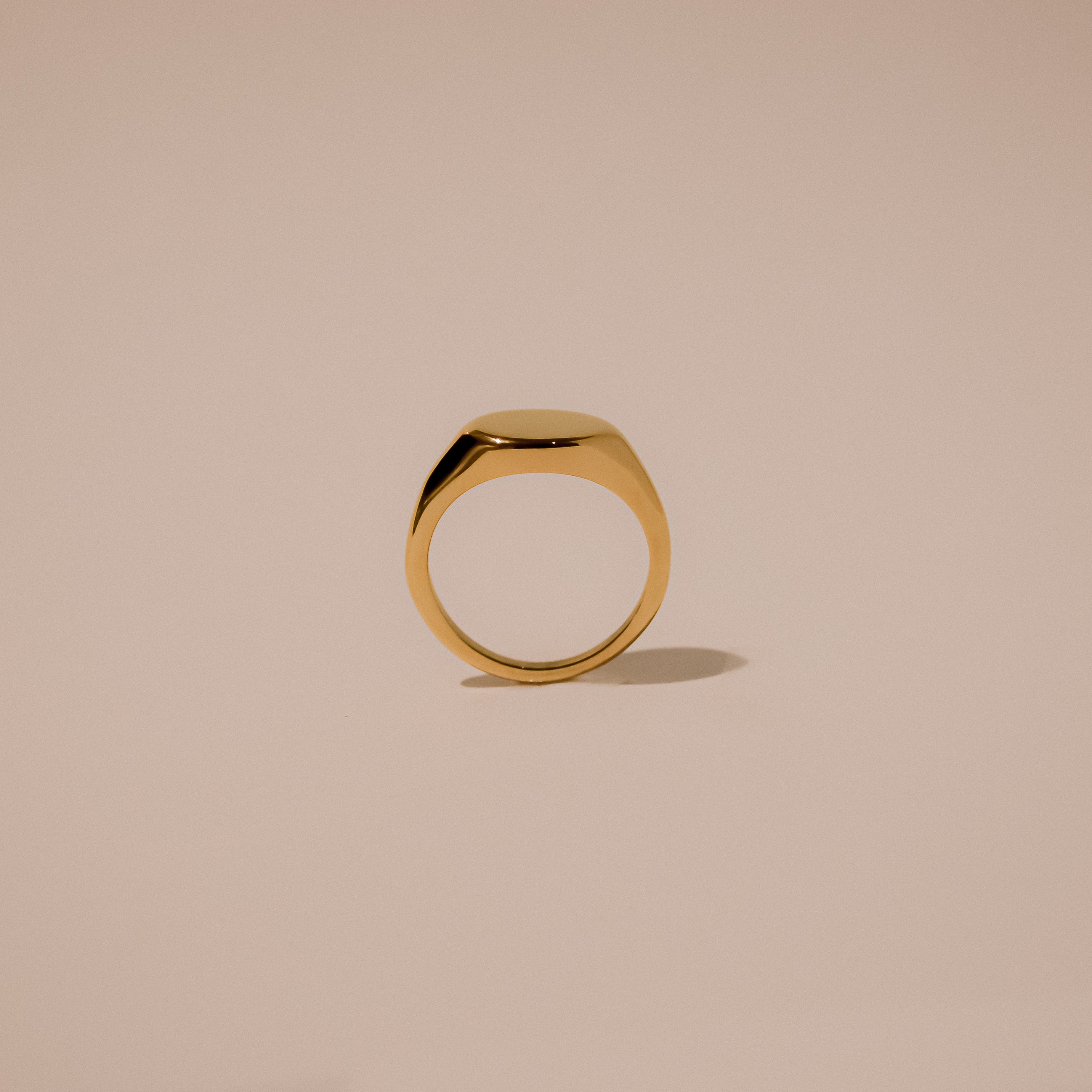 Gold filled deals signet ring