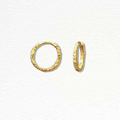 Gold Terra Hoops