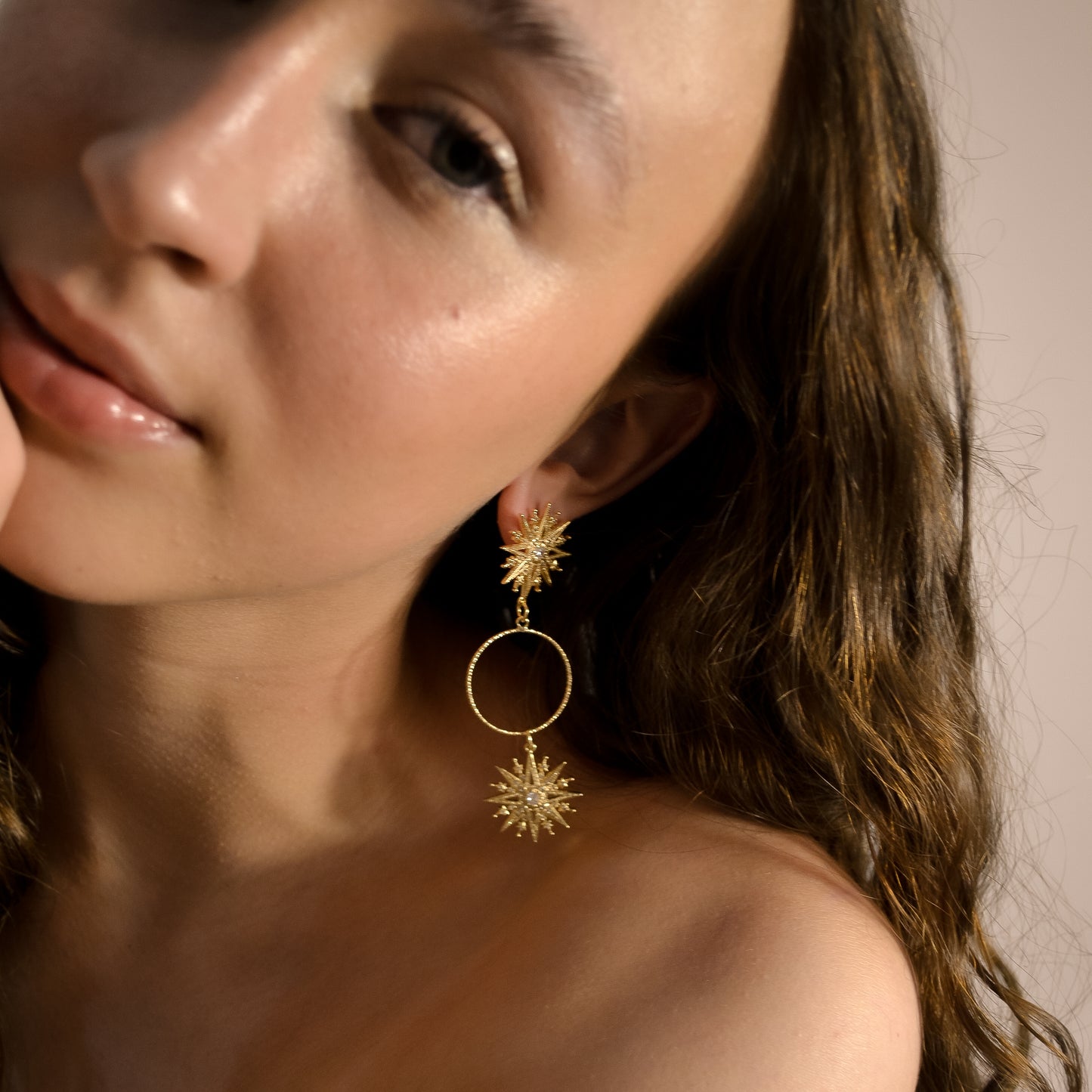 Valentina Gold Statement Earrings
