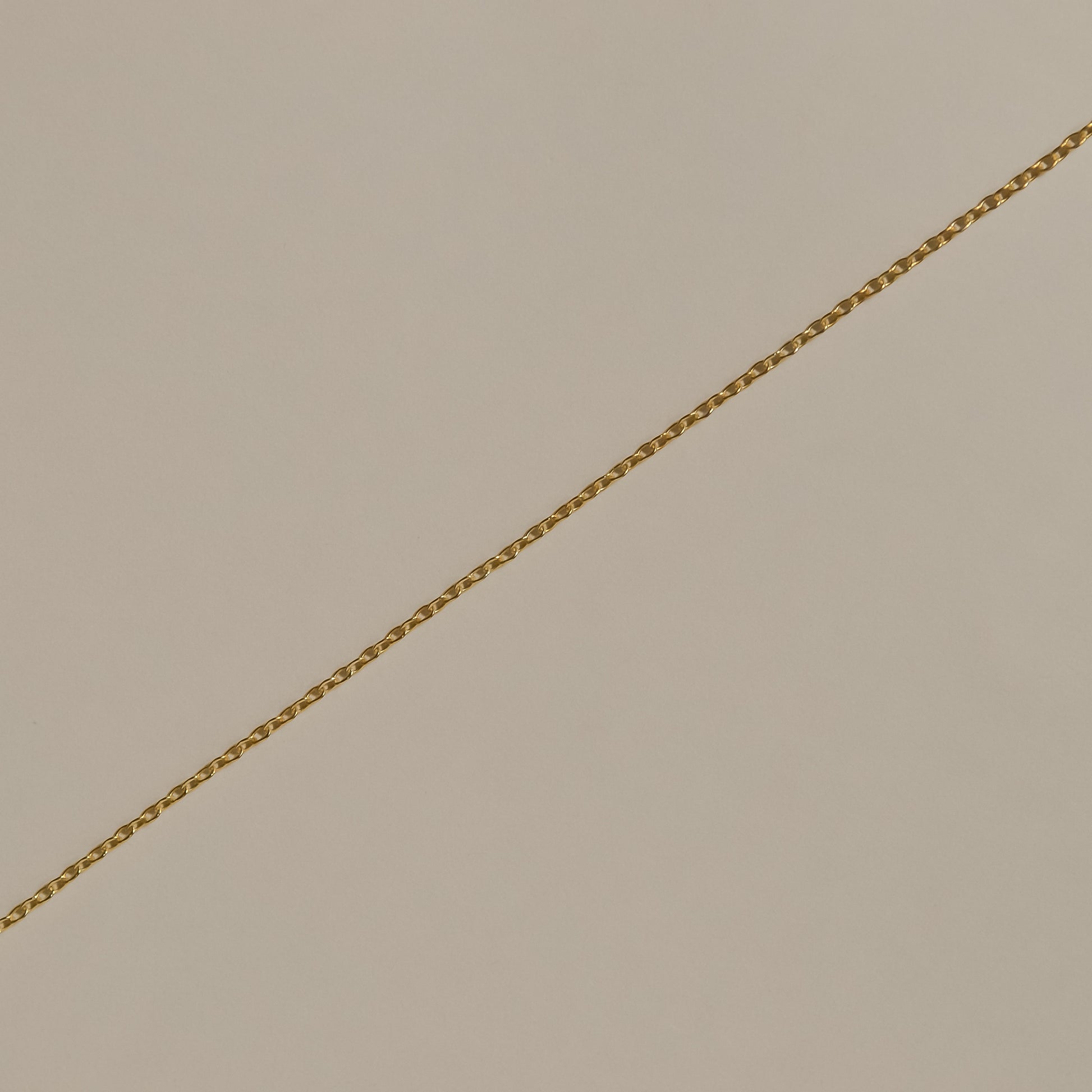 vermeil gold cable chain, fine, dainty necklace
