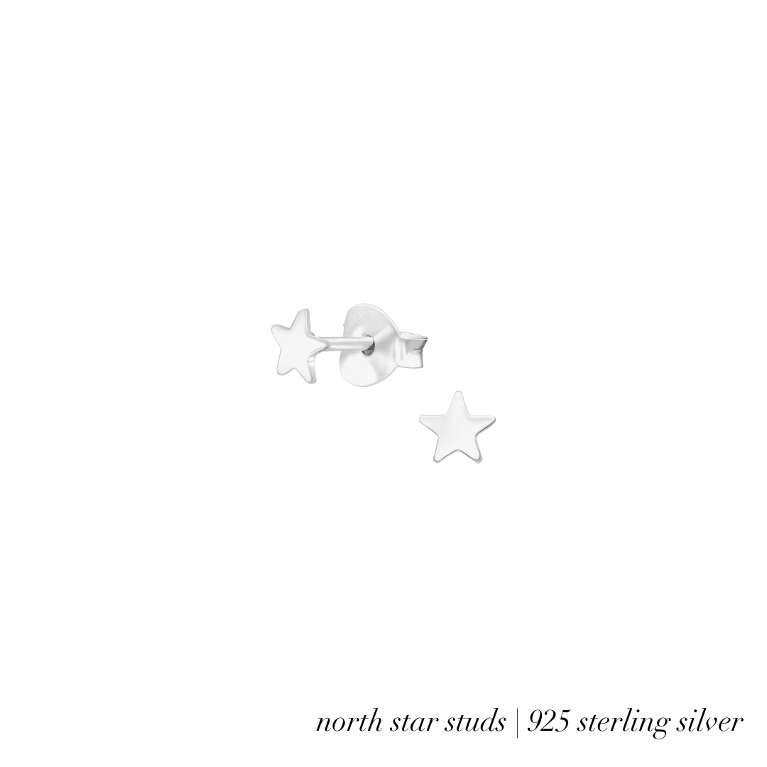 North Star Silver Studs
