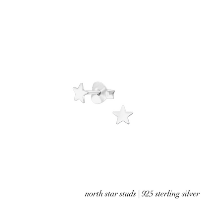 North Star Silver Studs