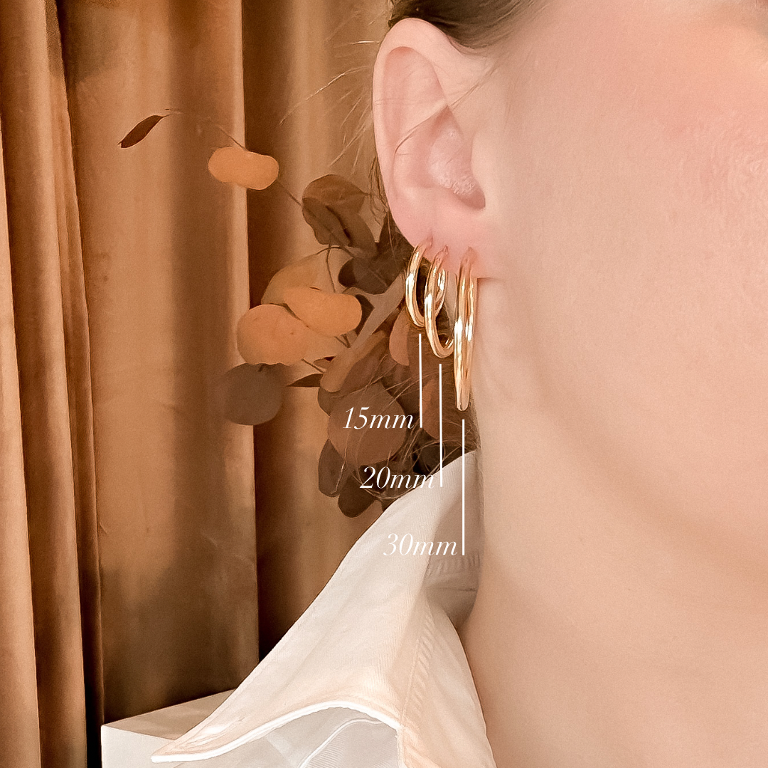 Barbie Solid Gold Hoops REBELLIOUS GRACE